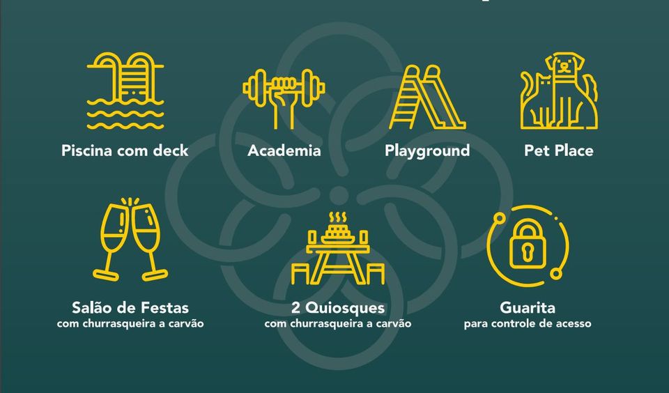Imagem Apartamento com 2 Quartos à Venda ou Temporada, 46 m²em Cristo Redentor - Criciúma