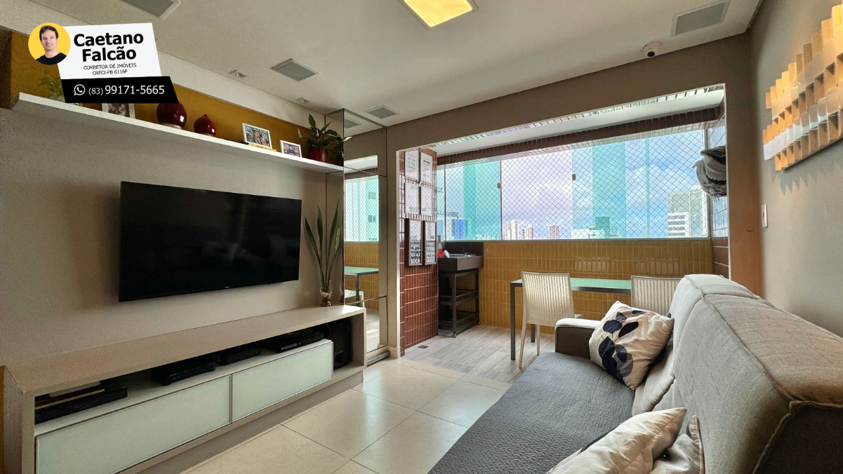 Foto do imóvel: Apartamento com 3 Quartos à Venda, 90 m² em Brisamar - João Pessoa