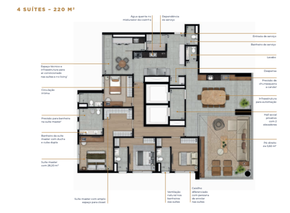 Imagem Apartamento com 4 Quartos à Venda,  em Pinheiros - São Paulo