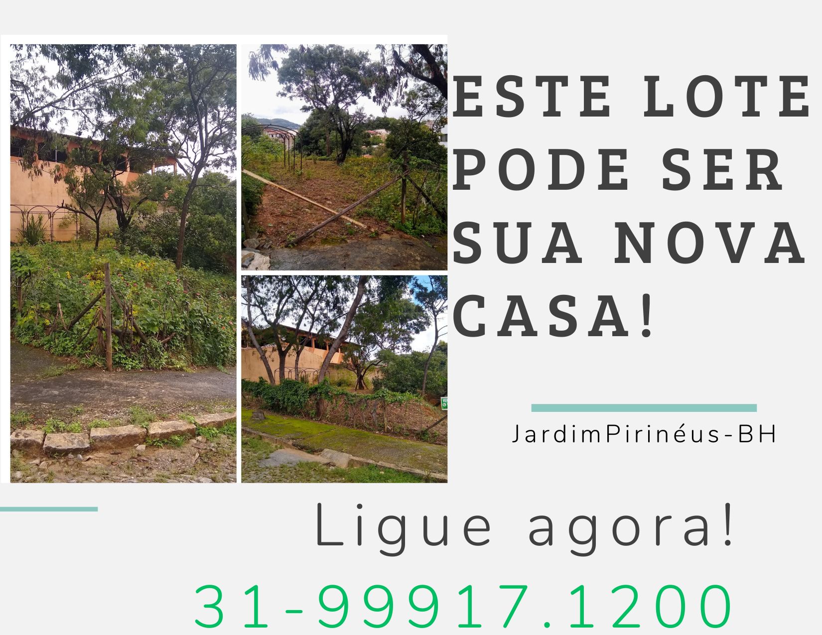 Terreno à Venda, 542 m²em Jardim Pirineus - Belo Horizonte