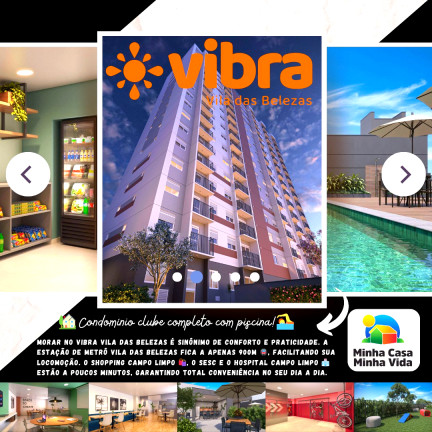 Imagem Apartamento com 2 Quartos à Venda, 37 m²em Vila das Belezas - São Paulo
