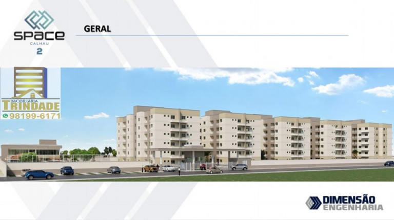 Imagem Apartamento com 2 Quartos à Venda, 59 m² em Parque Athenas - São Luís