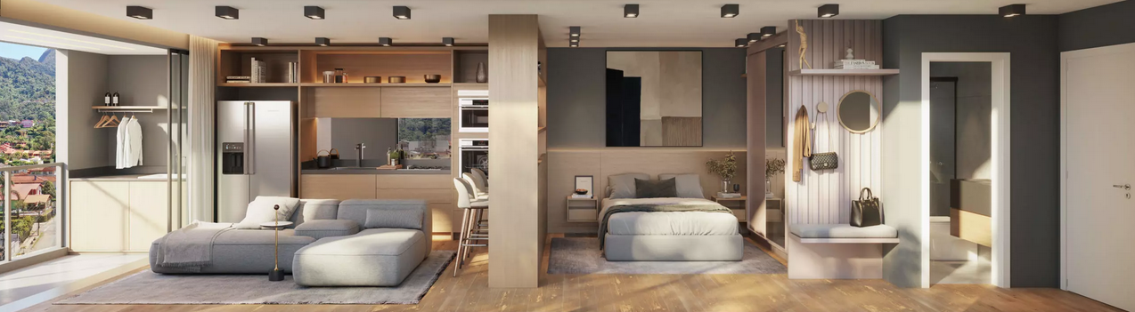 Imagem Apartamento à Venda, 46 metros em Carlos Guinle - Teresópolis