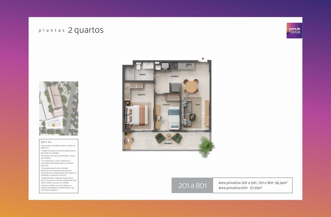 Foto do imóvel: Studio com 1 Quarto à Venda, 37 m² em Tijuca - Rio de Janeiro