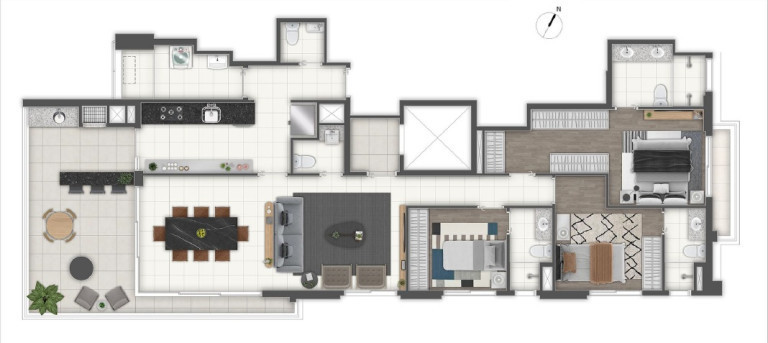 Imagem Apartamento com 3 Quartos à Venda, 146 m² em Vila Mascote - São Paulo