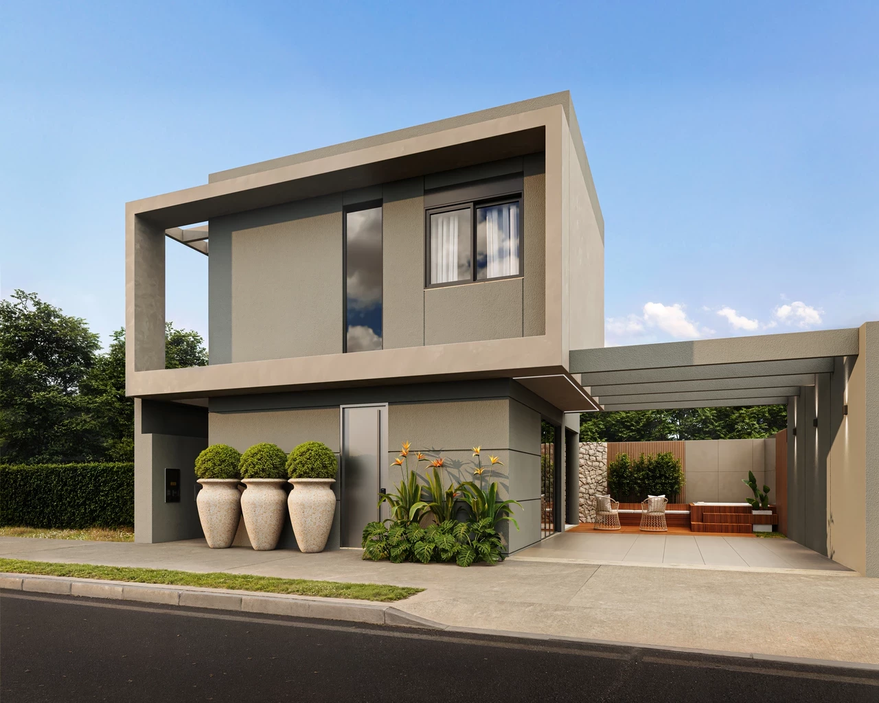 Imagem Casa de Condomínio à Venda, 121 m² em Jardim Montevidéu - Campo Grande