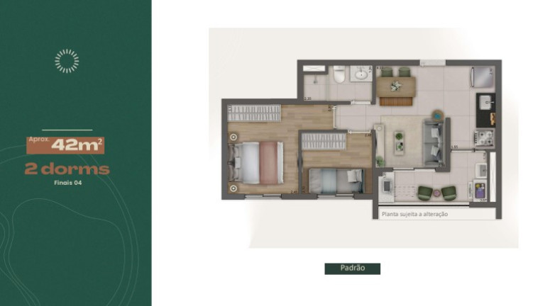 Imagem Apartamento com 2 Quartos à Venda, 42 m² em Água Branca - São Paulo