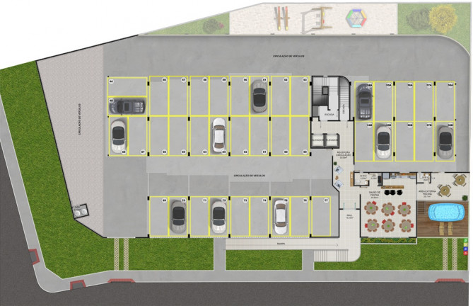 Imagem Apartamento com 3 Quartos à Venda, 86 m² em Próspera - Criciúma