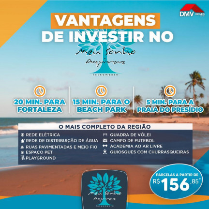 Imagem Terreno à Venda, 150 m² em Aracazinho - Aquiraz