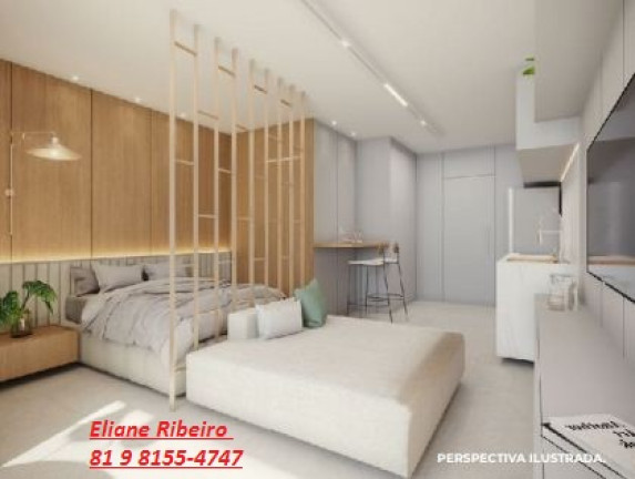 Imagem Apartamento com 1 Quarto à Venda, 30 m² em Muro Alto - Ipojuca
