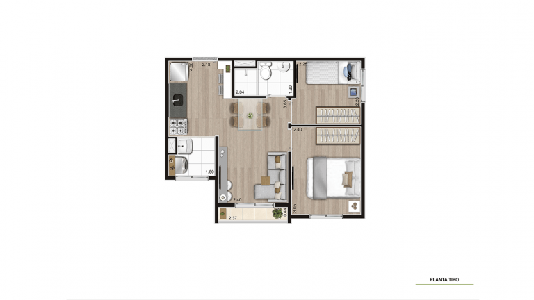 Imagem Apartamento com 2 Quartos à Venda,  em Água Branca - São Paulo