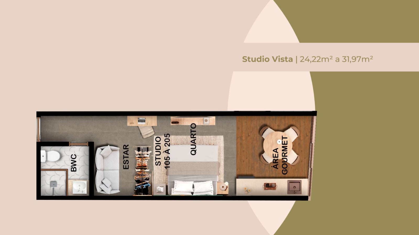 Foto do imóvel: Apartamento com 1 Quarto à Venda, 25 m² em Centro - Tamandaré