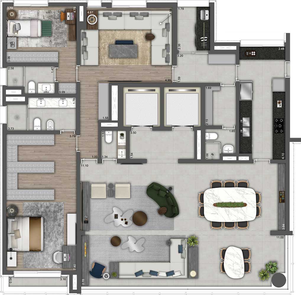 Imagem Apartamento com 4 Quartos à Venda, 240 m² em Ibirapuera - São Paulo