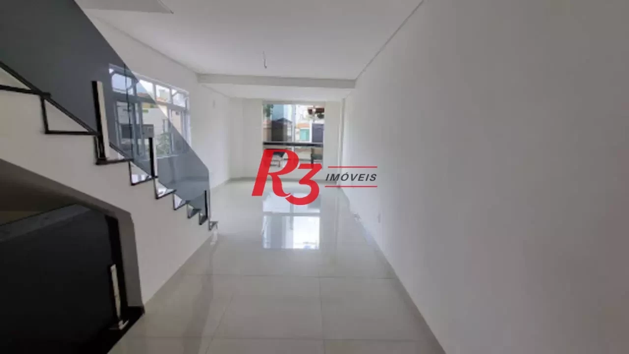 Imagem Casa de Vila com 3 Quartos à Venda, 155 m² em Embaré - Santos