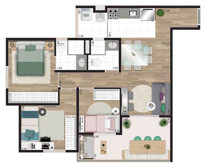 Imagem Apartamento com 3 Quartos à Venda, 67 m² em Vila Pompéia - São Paulo