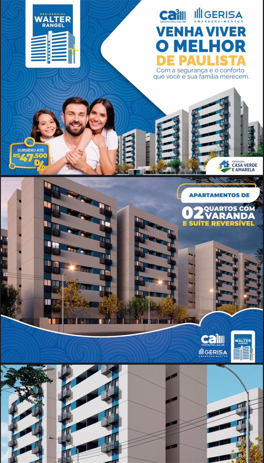 Apartamento com 2 Quartos à Venda, 46 m²em Nobre - Paulista