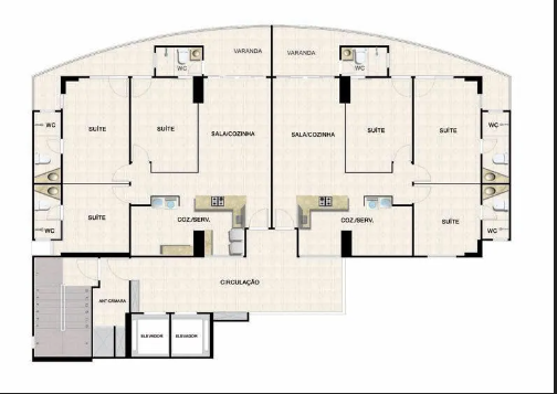 Imagem Apartamento com 3 Quartos à Venda, 94 m²em Aldeota - Fortaleza