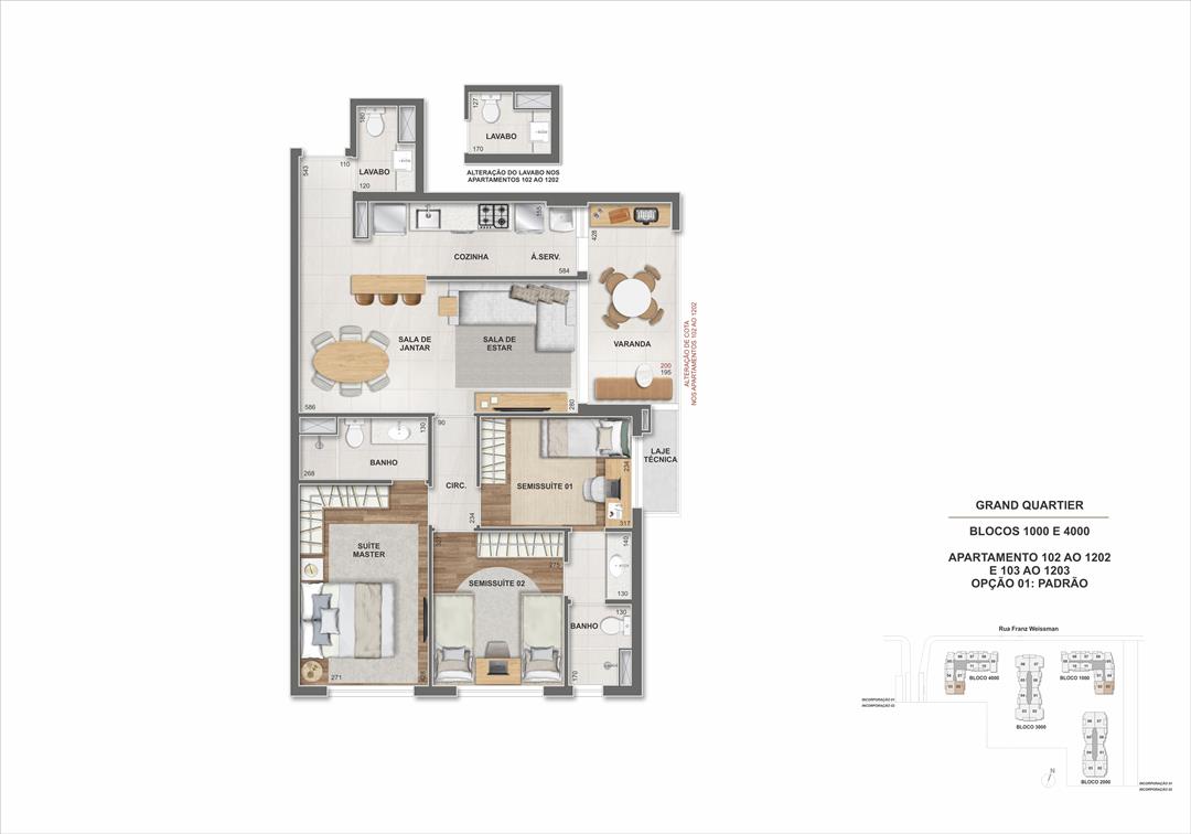 Foto do imóvel: Apartamento com 3 Quartos à Venda, 88 m² em Barra Olímpica - Rio de Janeiro