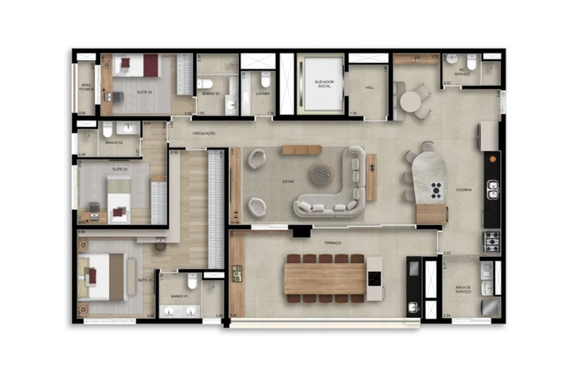 Foto do imóvel: Apartamento com 3 Quartos à Venda, 169 m² em Vila Mariana - São Paulo