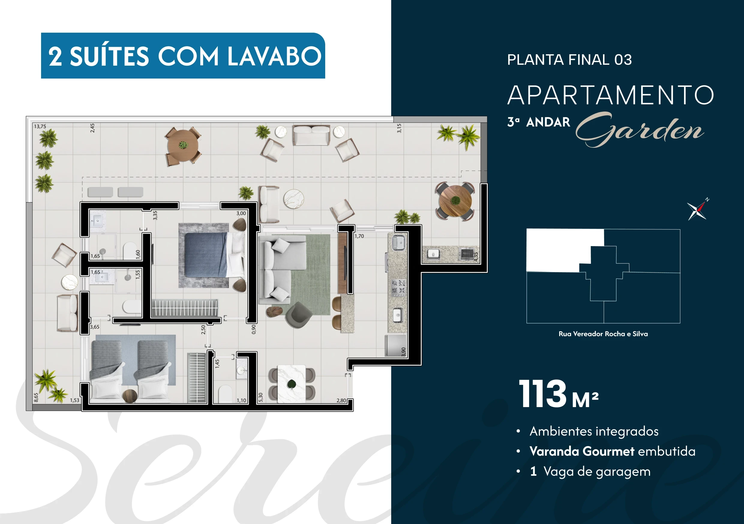 Imagem Apartamento com 2 Quartos à Venda, 75 m² em Ponta da Praia - Santos