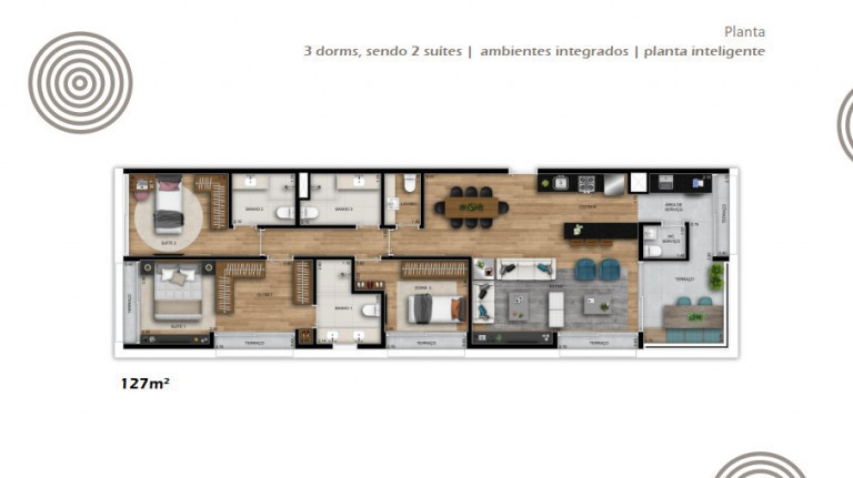 Imagem Apartamento com 3 Quartos à Venda, 127 m²em Sumarezinho - São Paulo