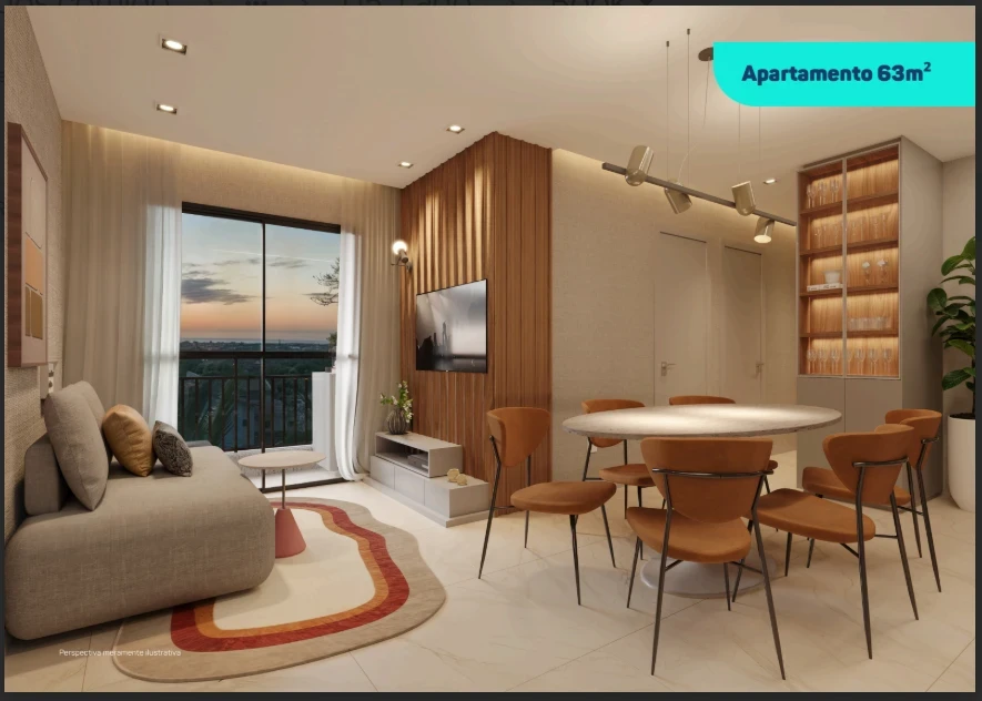 Imagem Apartamento com 3 Quartos à Venda, 63 m² em Cambeba - Fortaleza