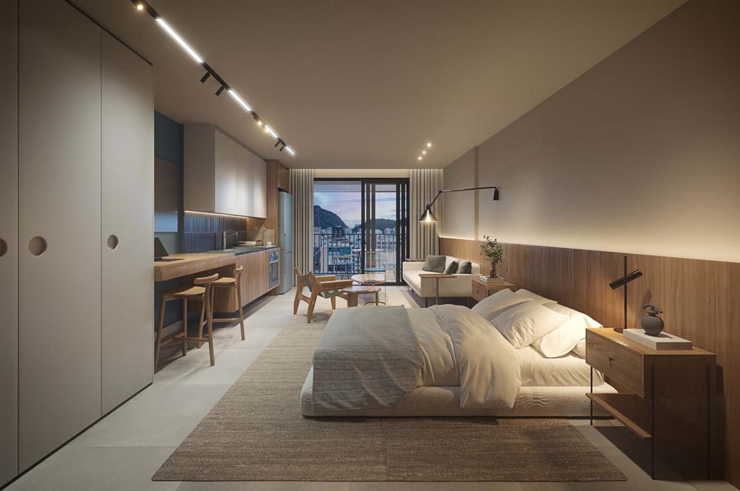 Imagem Studio com 1 Quarto à Venda, 59 m² em Copacabana - Rio de Janeiro