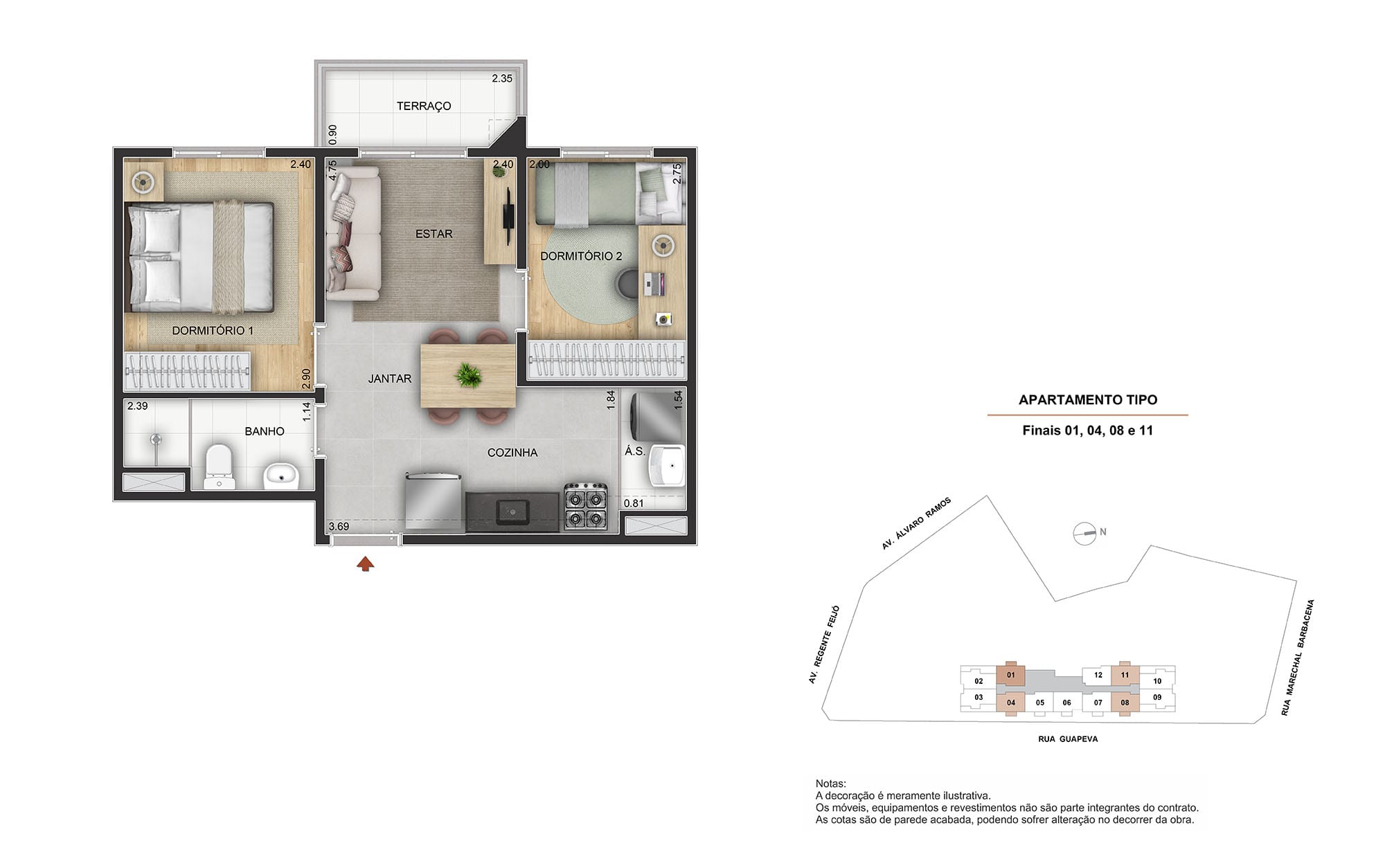 Imagem Apartamento com 2 Quartos à Venda, 34 m² em Vila Regente Feijó - São Paulo