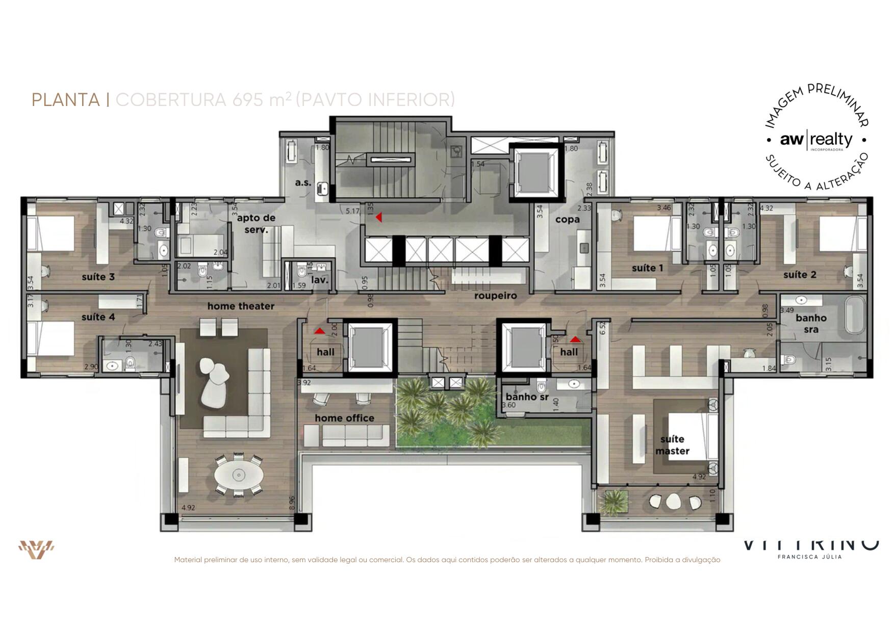 Imagem Apartamento com 4 Quartos à Venda, 350 m²em Santana - São Paulo