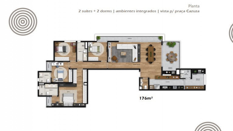 Imagem Apartamento com 3 Quartos à Venda, 127 m²em Sumarezinho - São Paulo