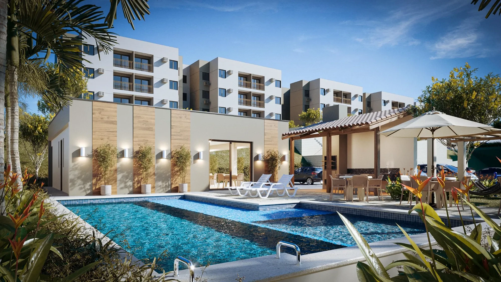 Imagem Apartamento com 2 Quartos à Venda, 45 metros em Garapu - Cabo de Santo Agostinho