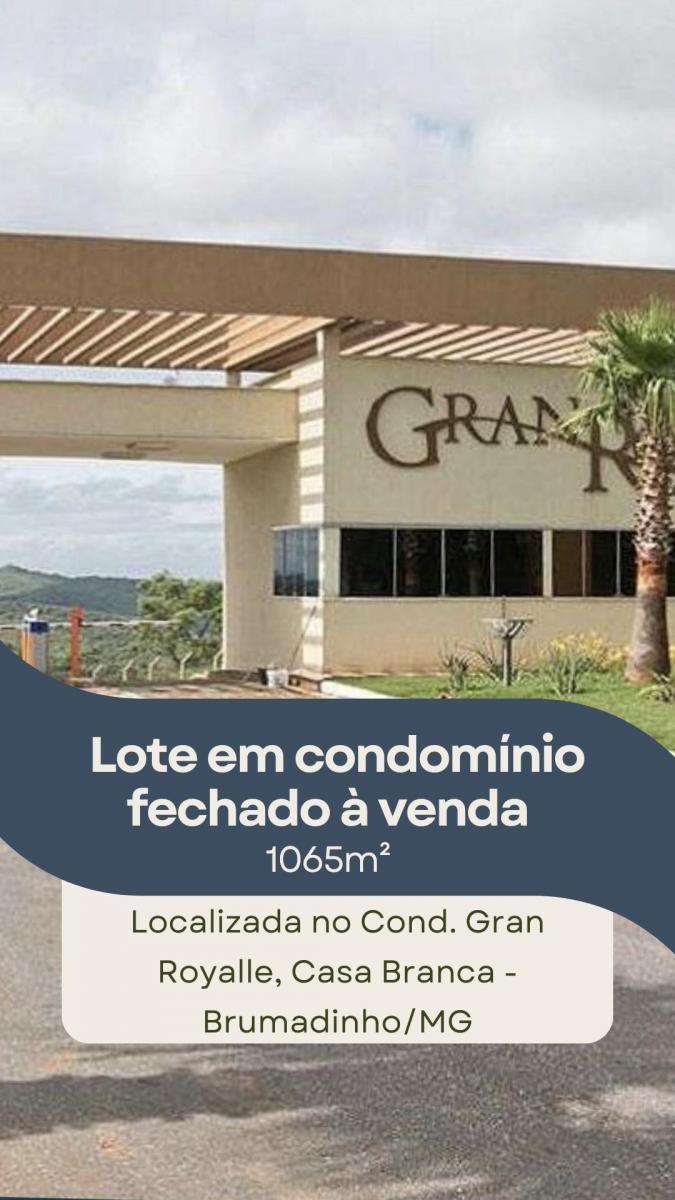 Foto do imóvel: Terreno em Condomínio à Venda, 1.065 m² em Casa Branca - Brumadinho