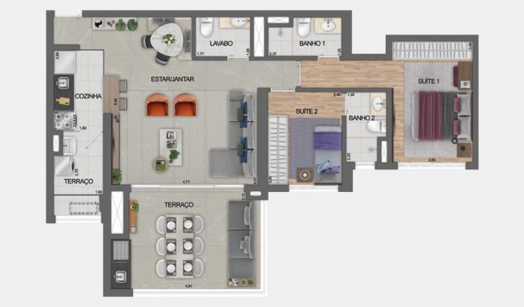Imagem Apartamento com 2 Quartos à Venda, 64 m² em Jardim Independência - São Paulo
