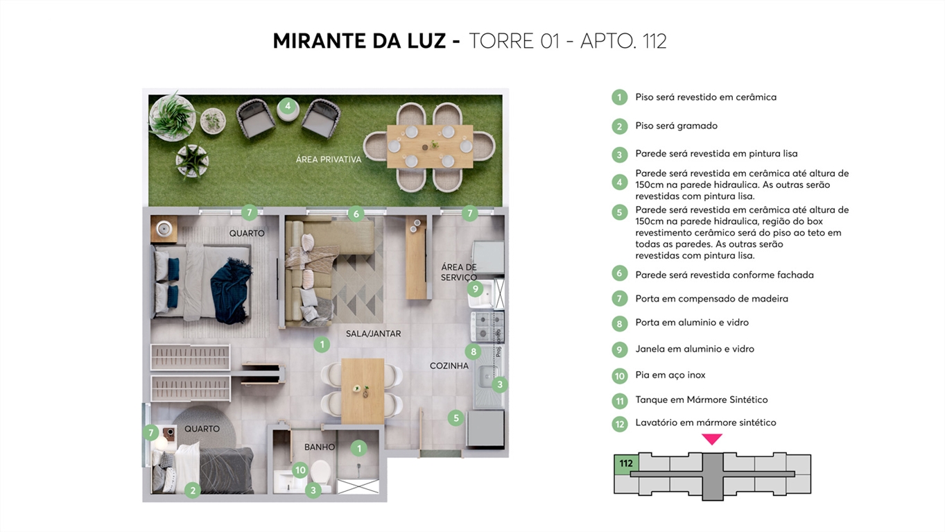 Imagem Apartamento com 2 Quartos à Venda, 42 m² em Da Luz - Nova Iguaçu