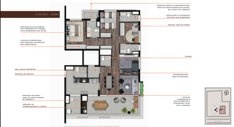 Imagem Apartamento com 3 Quartos à Venda, 133 m² em Vila Mariana - São Paulo