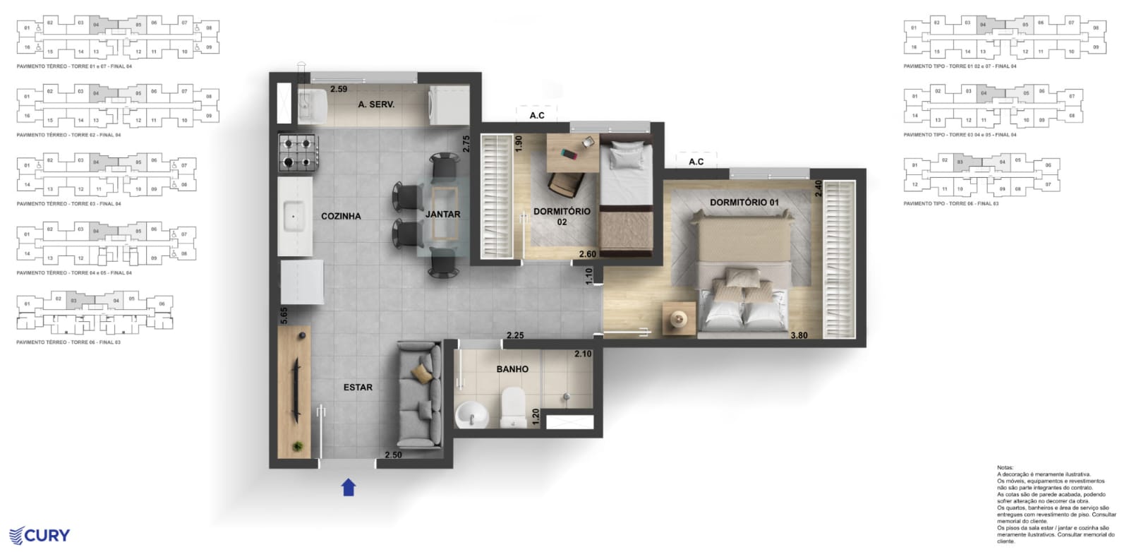 Imagem Apartamento com 2 Quartos à Venda, 36 m² em Campo Grande - Rio de Janeiro