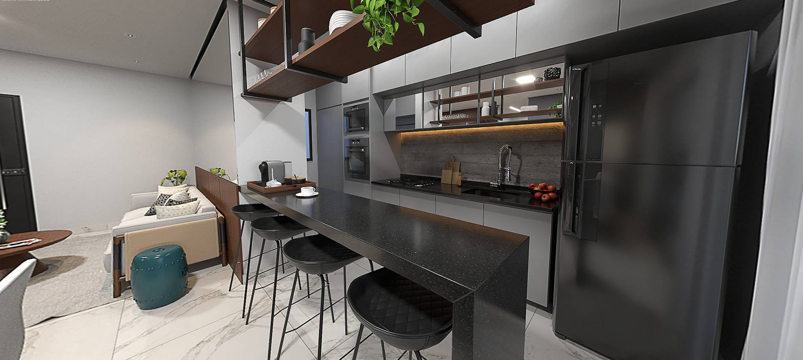 Imagem Apartamento com 3 Quartos à Venda, 103 m² em Estrela Sul - Juiz de Fora