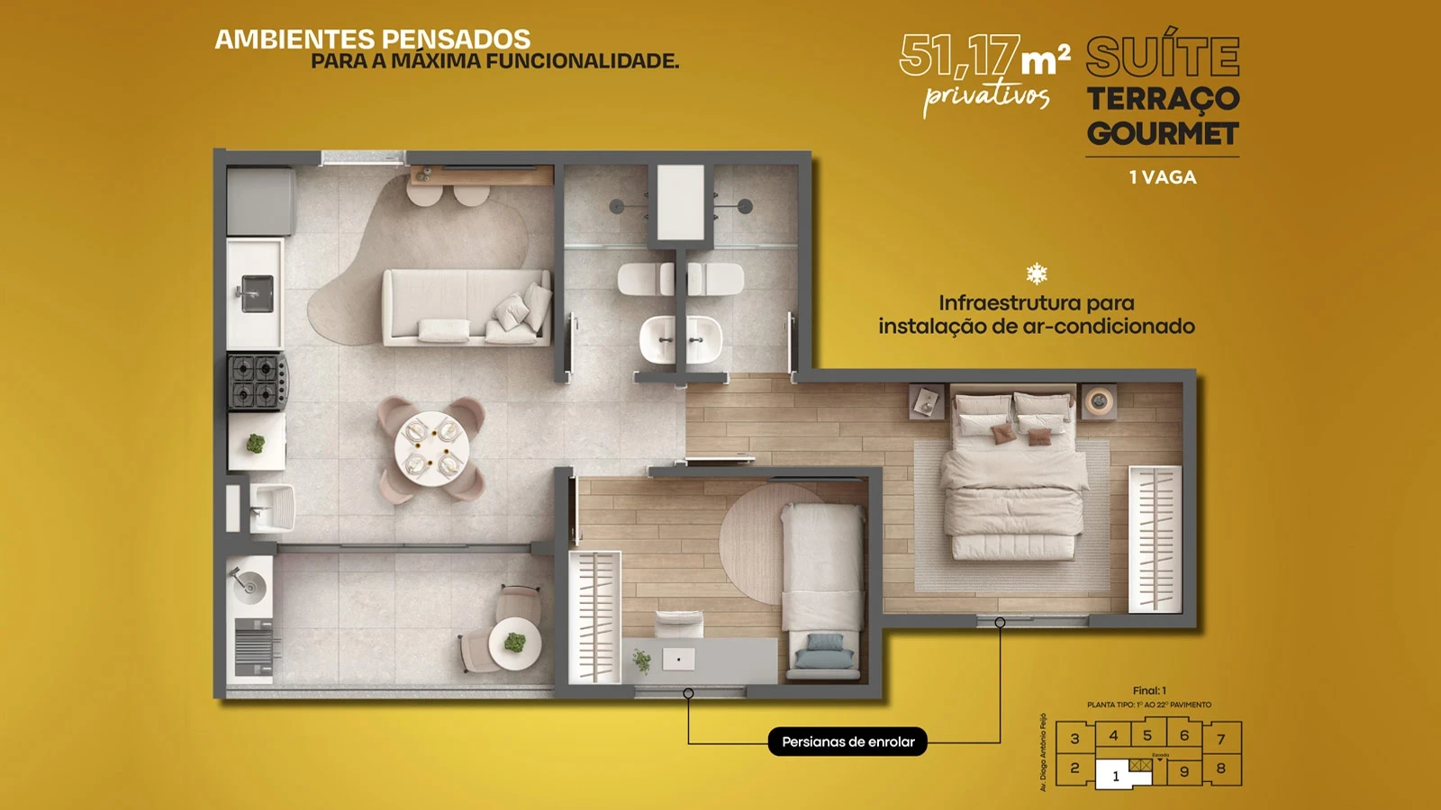 Imagem Apartamento com 2 Quartos à Venda, 44 m² em Km 18 - Osasco