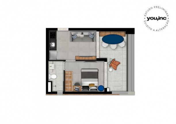 Imagem Apartamento com 1 Quarto à Venda, 36 m² em Consolação - São Paulo