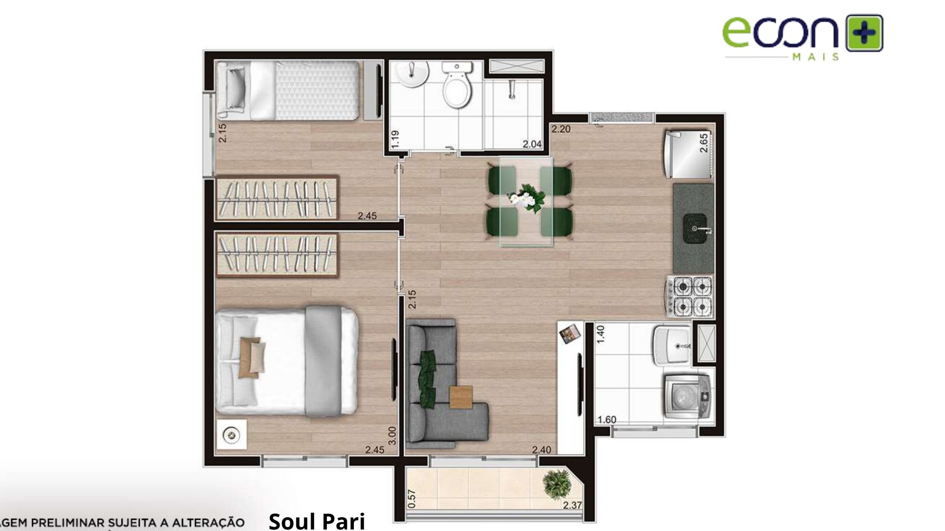 Imagem Apartamento com 2 Quartos à Venda ou Temporada, 37 m²em Pari - São Paulo