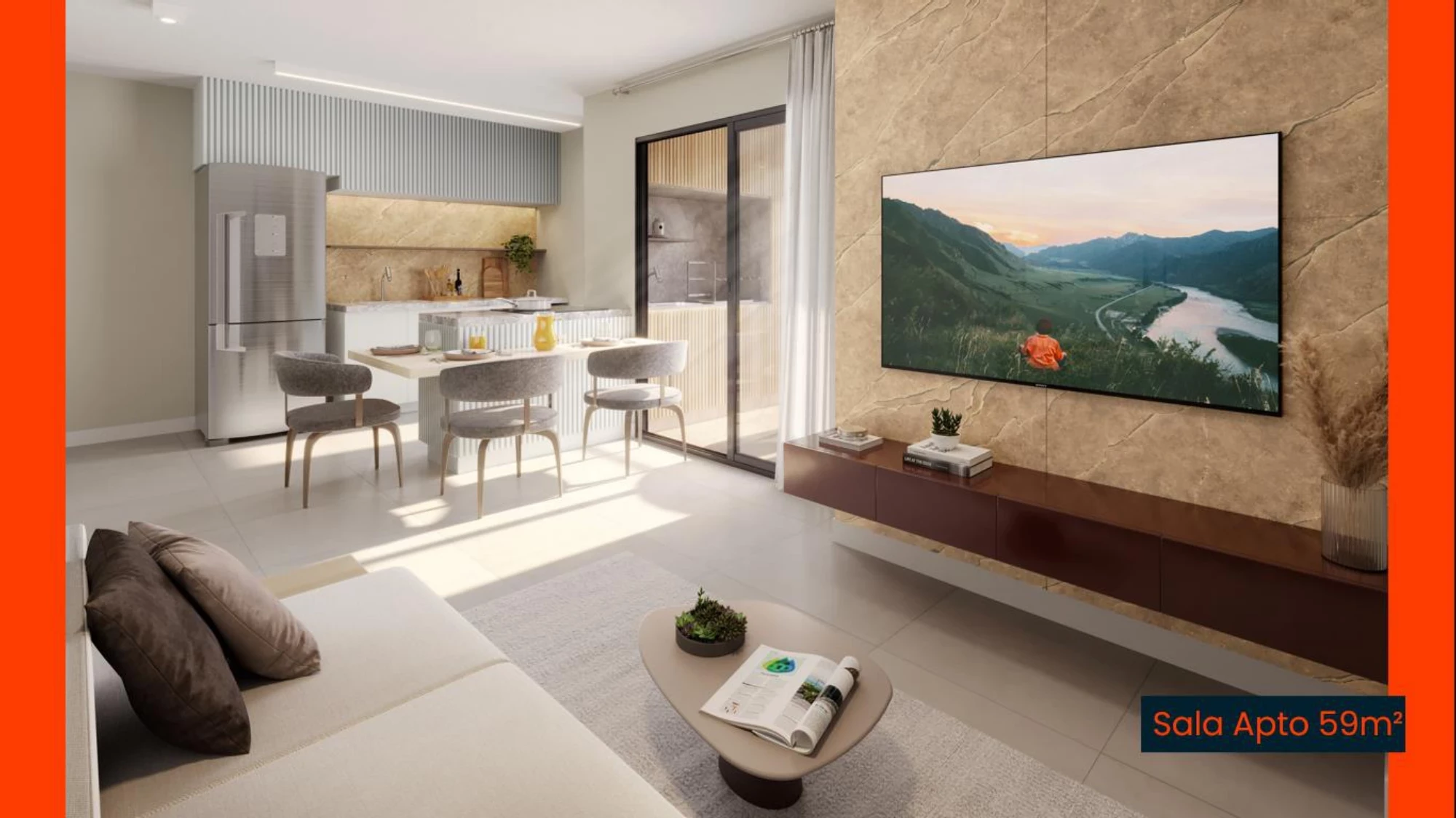 Foto do imóvel: Apartamento com 1 Quarto à Venda, 59 m² em Vila Vilas Boas - Campo Grande