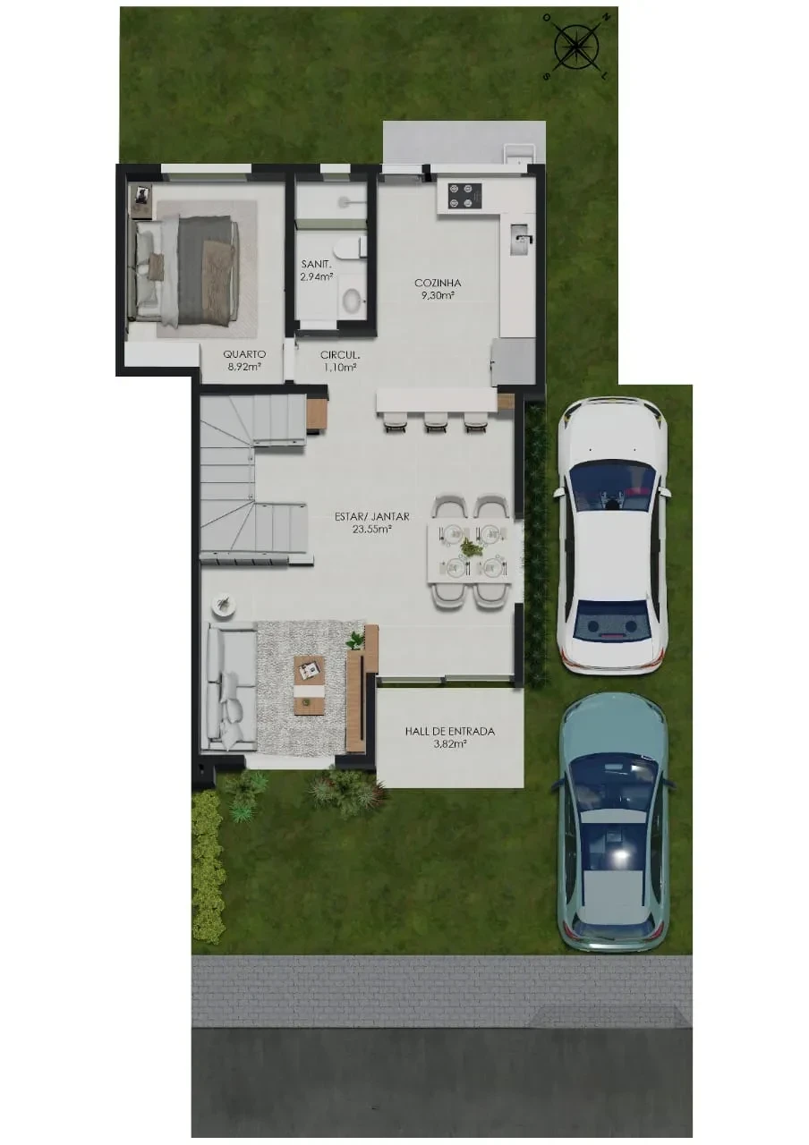 Imagem Casa de Condomínio com 1 Quarto à Venda, 120 m² em Buraquinho - Lauro de Freitas