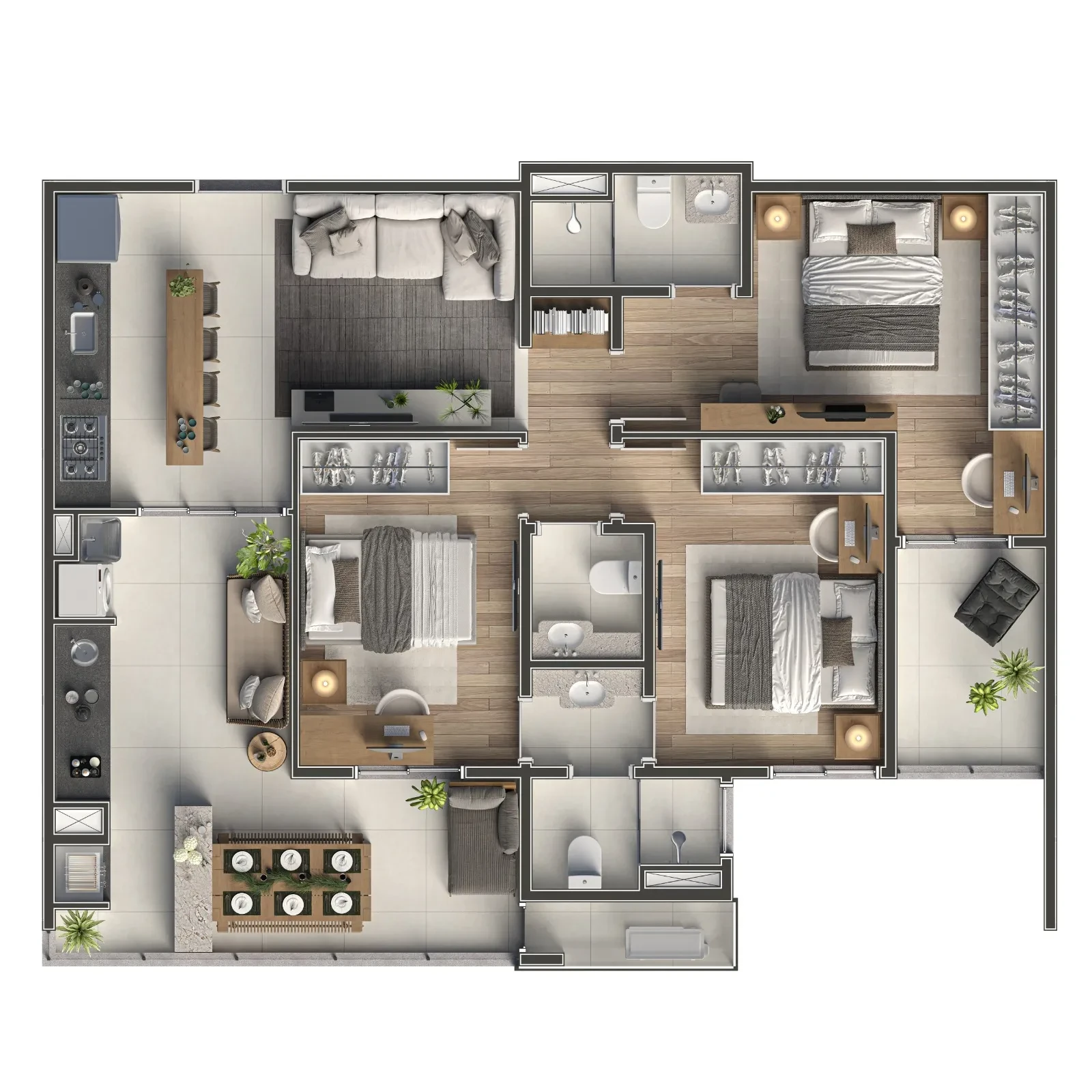 Imagem Apartamento com 3 Quartos à Venda, 84 m² em Jardim Fátima - São José dos Campos
