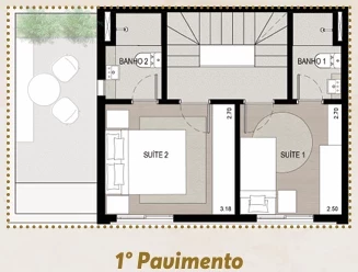 Imagem Casa de Condomínio com 2 Quartos à Venda, 103 m² em Brooklin Paulista - São Paulo