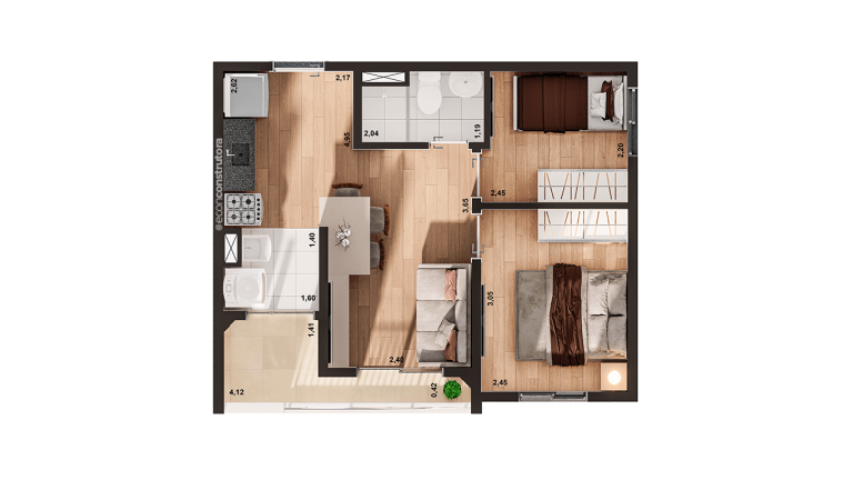 Imagem Apartamento com 2 Quartos à Venda, 38 m² em Jardim das Graças - São Paulo