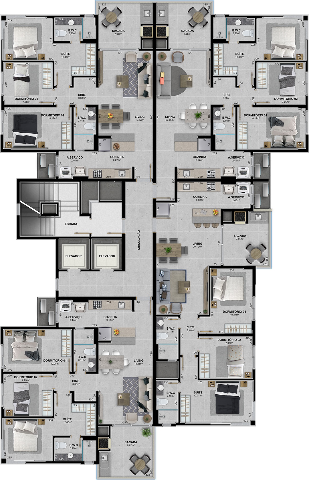 Imagem Apartamento com 3 Quartos à Venda, 92 m² em Balneário Rincão - Balneário Rincão