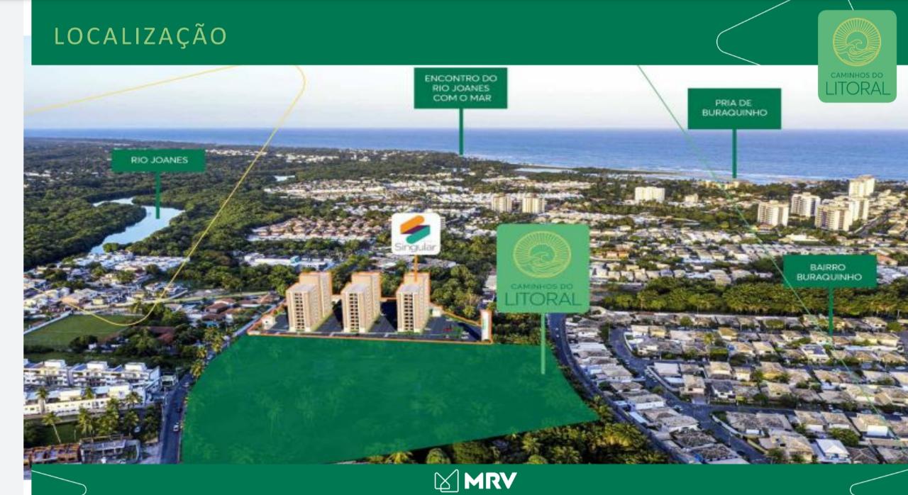 Imagem Apartamento com 2 Quartos à Venda, 58 m²em Buraquinho - Lauro de Freitas