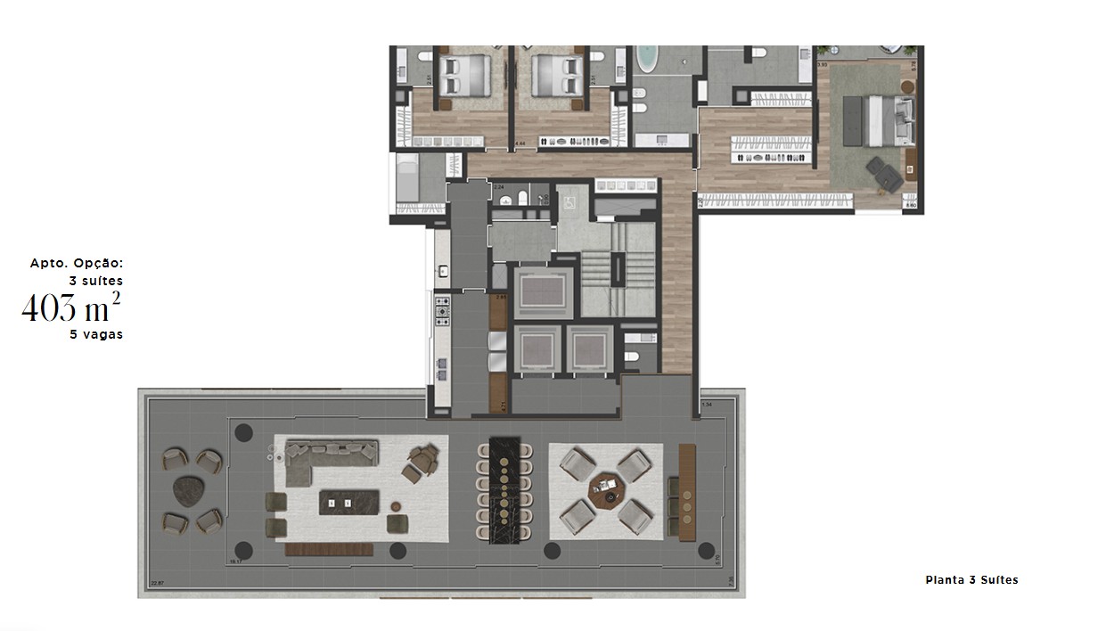 Foto do imóvel: Apartamento com 3 Quartos à Venda, 374 m² em Jardim Paulista - São Paulo