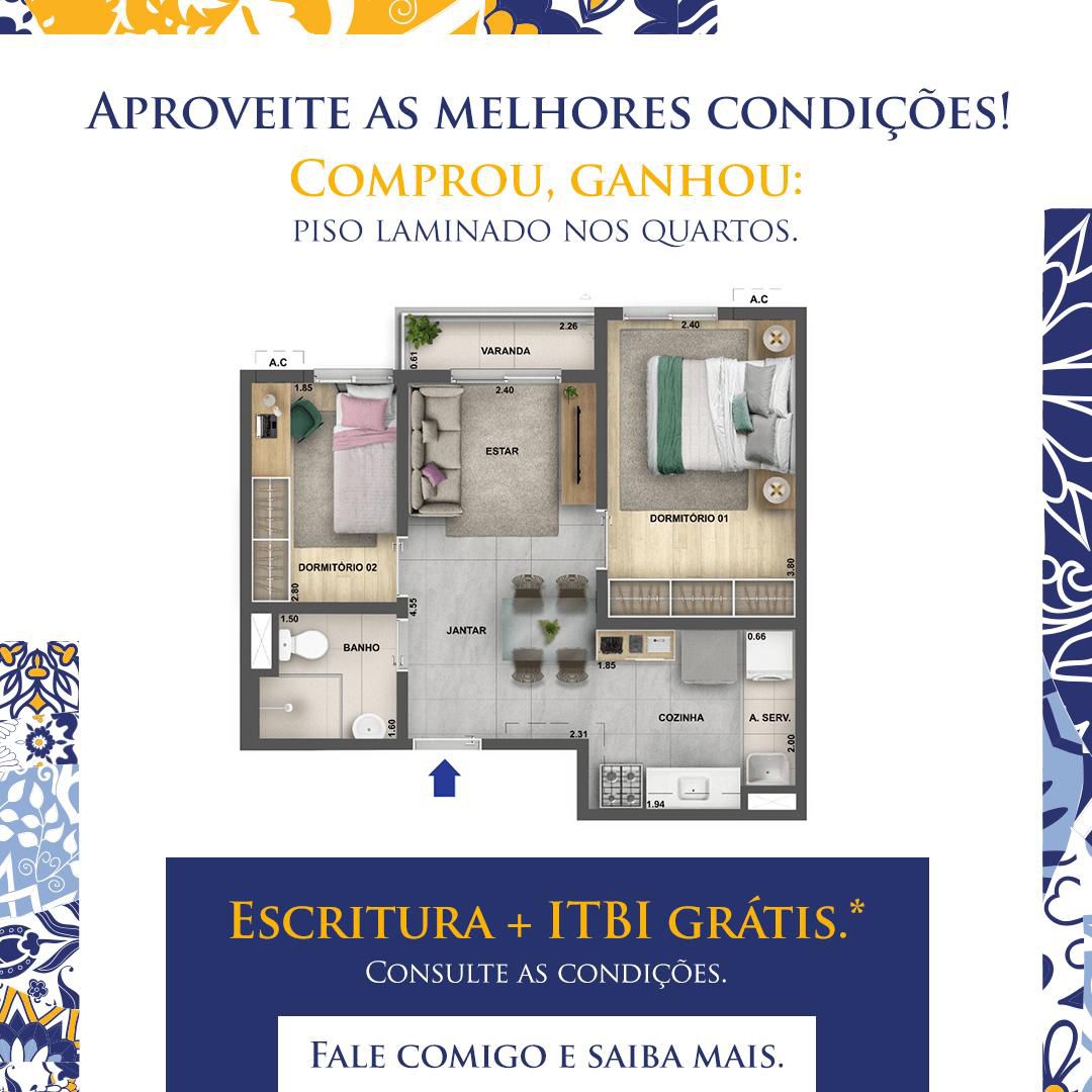 Imagem Apartamento com 2 Quartos à Venda, 45 m² em Olaria - Rio de Janeiro