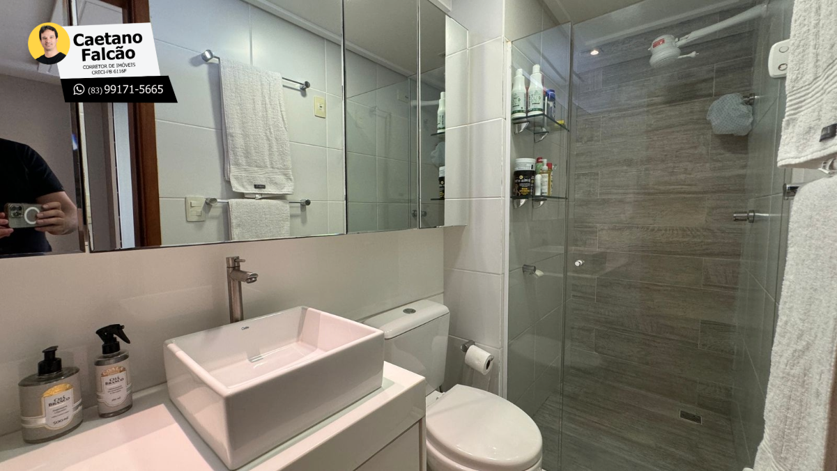 Foto do imóvel: Apartamento com 3 Quartos à Venda, 90 m² em Brisamar - João Pessoa